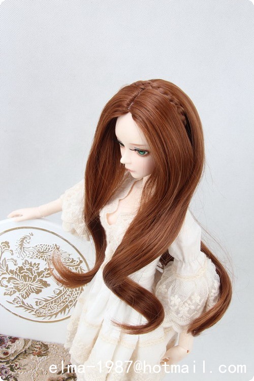 high temperature wire brown wig for bjd doll-09.jpg